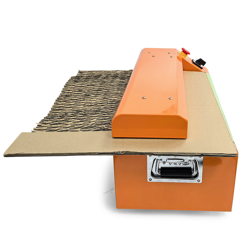 P30 (550mm) cardboard shredder machine (Orange+Green)-Cardboard