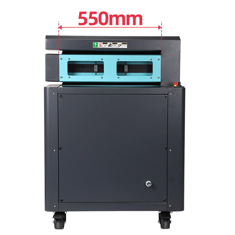 P50-X (550mm) آلة تقطيع الكرتون (رمادي+أخضر)